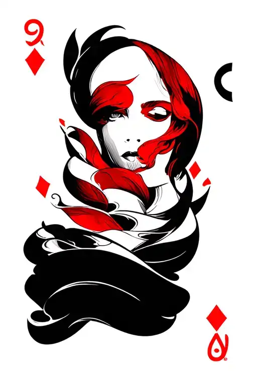 Red 3 Playing Cards