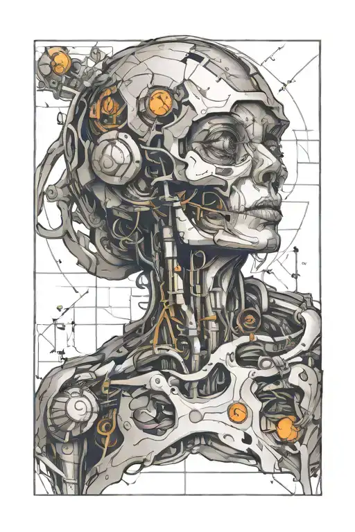 Draw A Sketch For A Tattoo Related To Cyber Topics 404 Should Appear