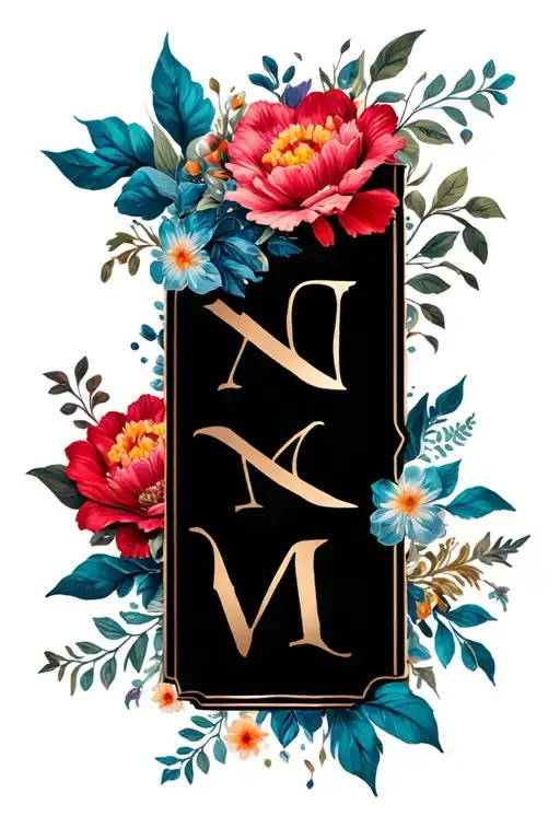 Last Name With Floral Patterns