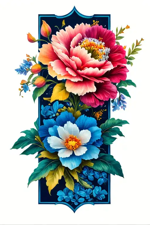 Last Name With Floral Patterns