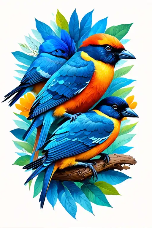 Birds Perched