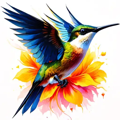 Colibri Flying