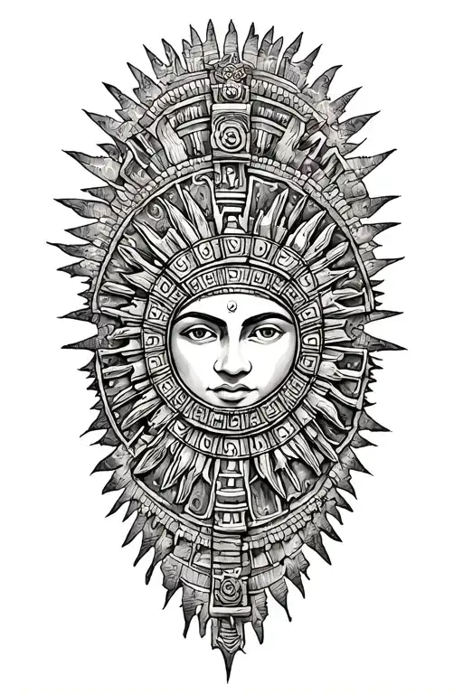 Mayan Calendar Sun