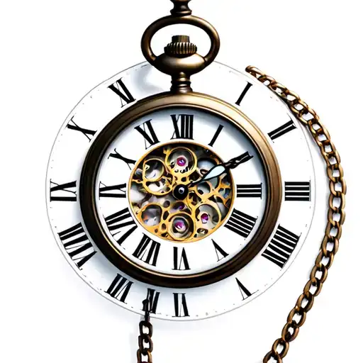 Pocket Watch Roman Numerals