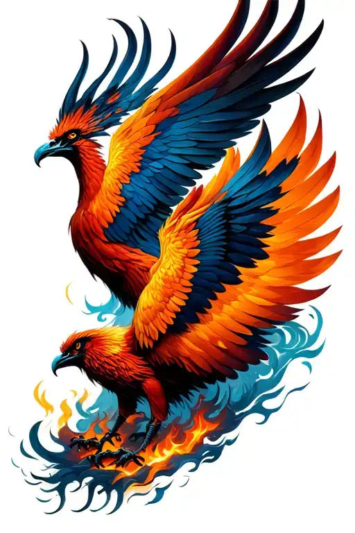 Phoenix Rising From The Ashes