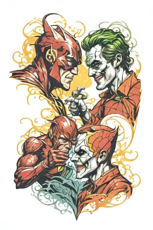 The Flash And The The Joker Face Off