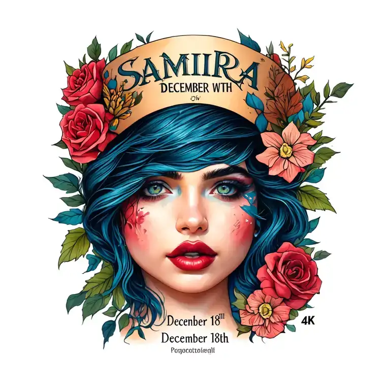 The Name Of Samira With The Date December 18Th