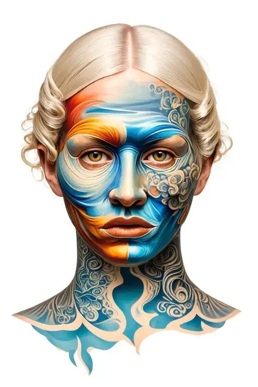 Nicolo Machiavelli Keep Mask On Own Her Face Surrounded