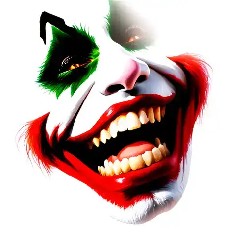 Joker Heavy Smile Realistic