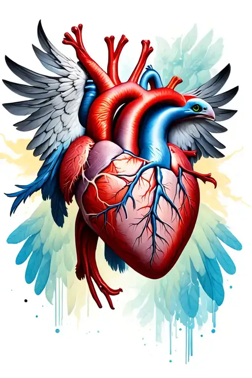 Anatomical Heart With Aguia