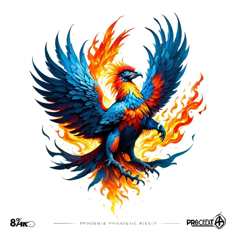 Phoenix Rising From The Ashes