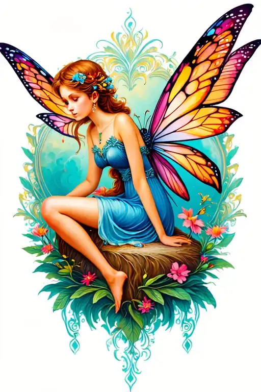 Fairy Sitting On Top