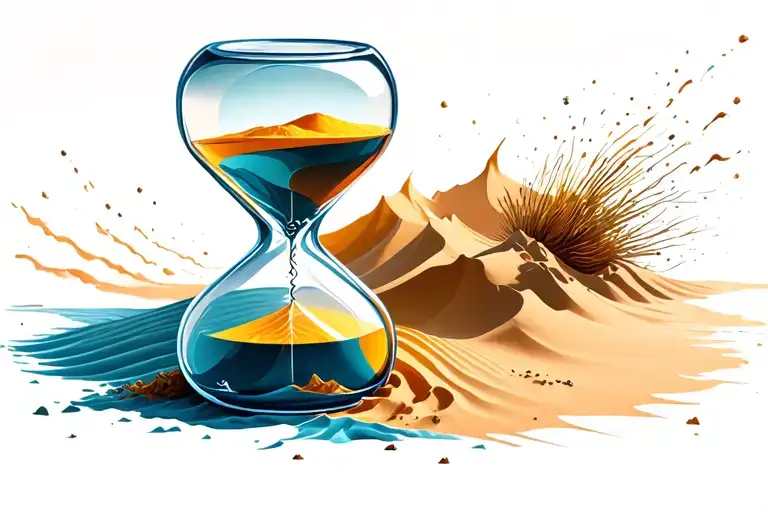 Hourglass Sand Running