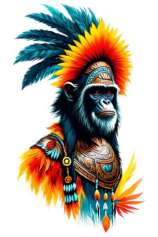 Taino Monkey Warrior