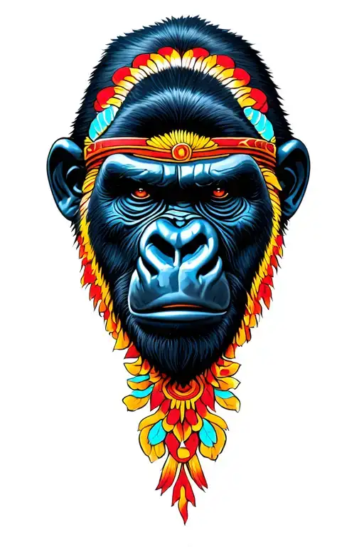 Taino Gorilla Warrior