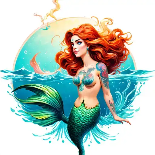 The Little Mermaid With Piercings And