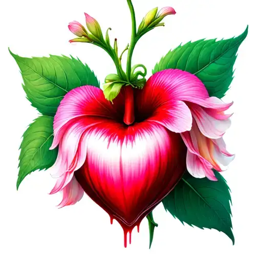 Bleeding Heart Flower Blooming