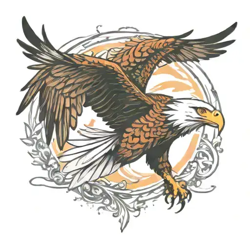 Eagle Flying