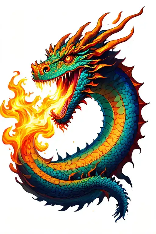 Dragon Breathing Fire