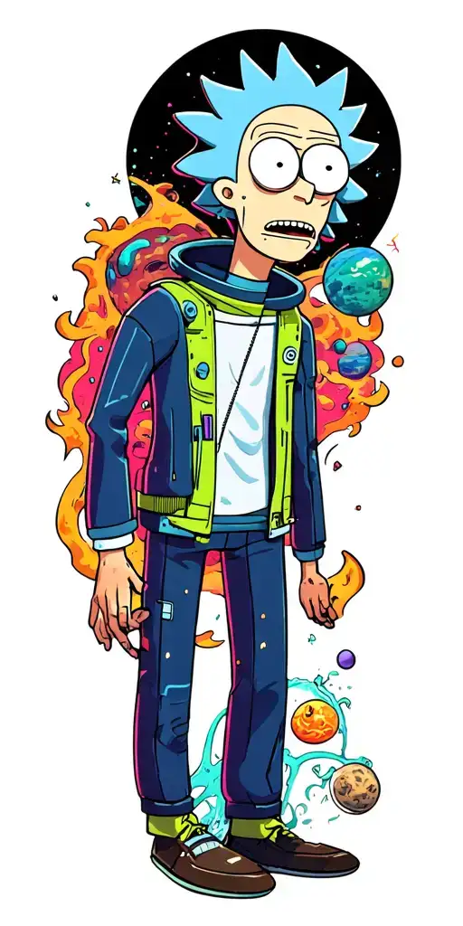 Rick & Morty In Space