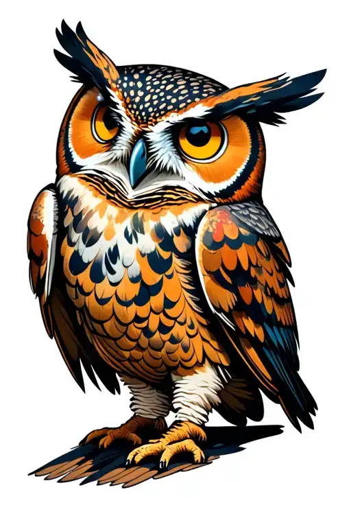 Deja Entendu Album Cover With An Owl Instead Of An Astronaut