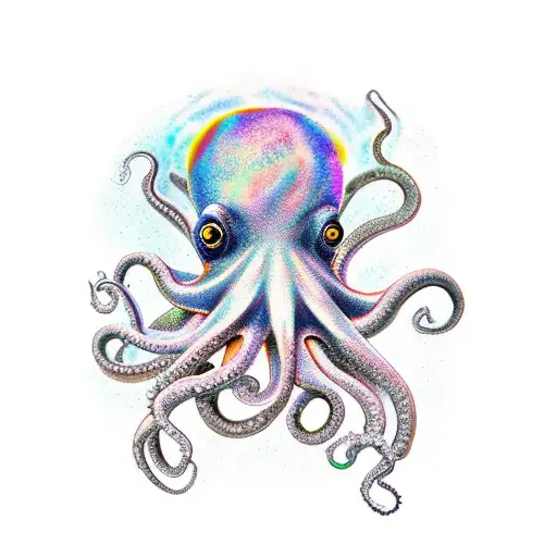 Octopus In Space With Shuttle