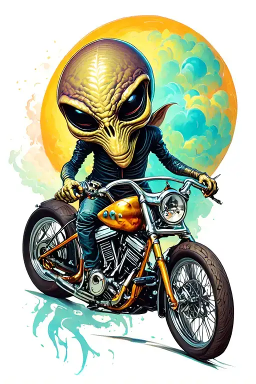 Biker Alien