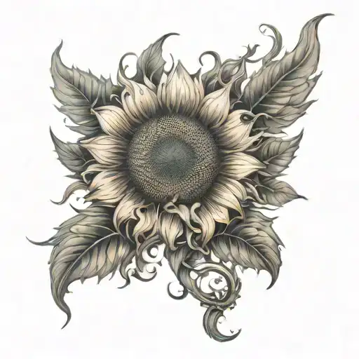 Sunflower Phoenix Emerging