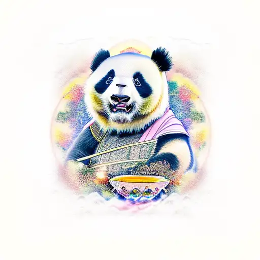 Panda Monk Samurai