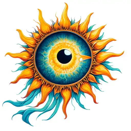 Sun With An Eye Inside