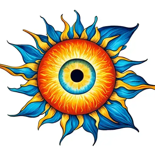 Sun With An Eye In It