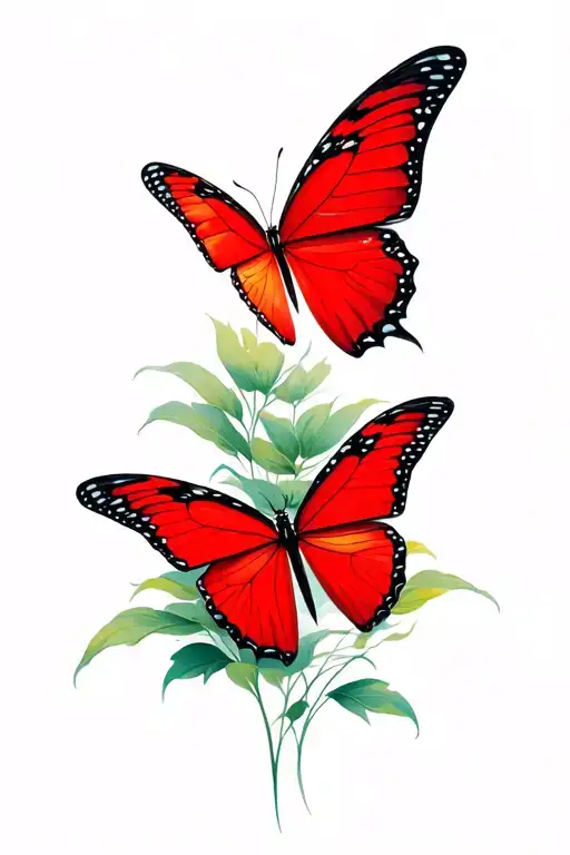 Red Butterfly