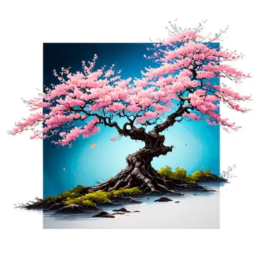Sakura Tree Growing