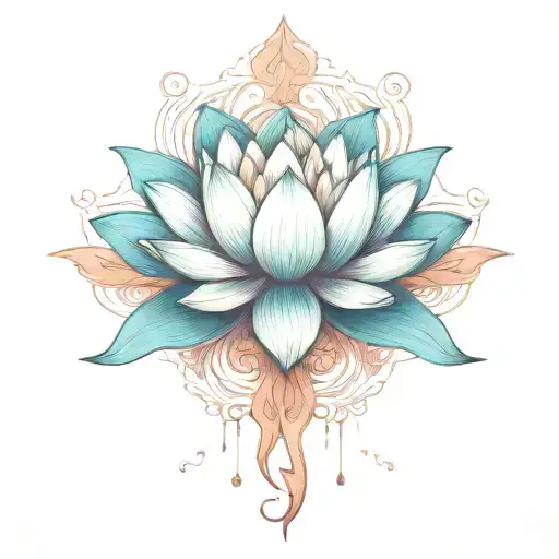 Side Profile Of Lotus