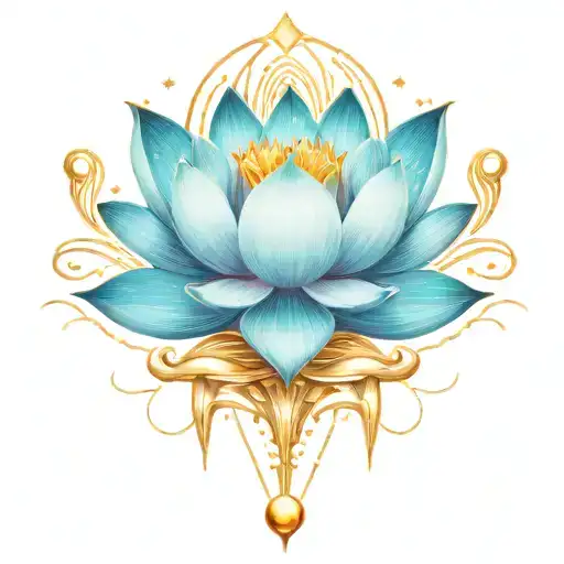 Intergalactic Stars All Surrounding Lotus Flower
