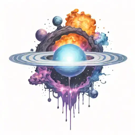 Use Darkest Colors That Resemble Deep Space More Purple And Do Not Use The Color Orange Or Red