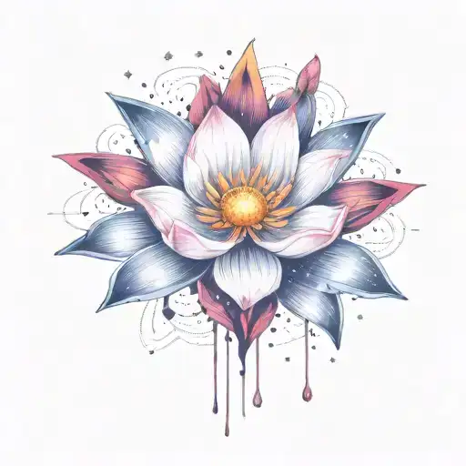 Add More Stars Surrounding The Flower And Other Space Themed Objects