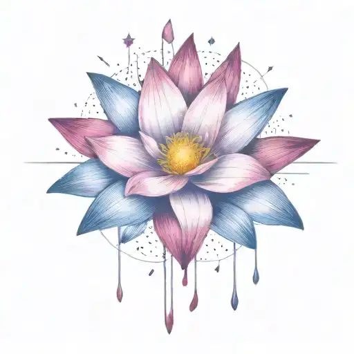 Add More Stars Surrounding The Flower And Other Space Themed Objects