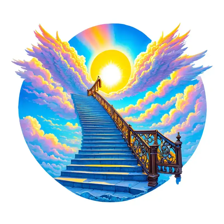 Stairway To Heaven With Color
