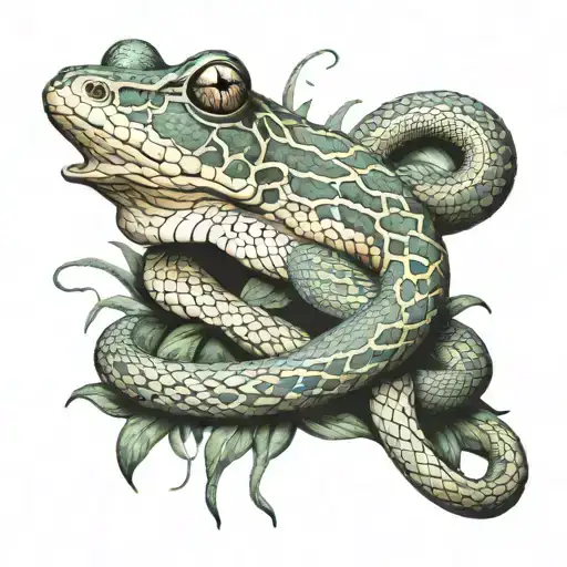 Snake Frog Ayahuasca Syntactic Fish Angledust