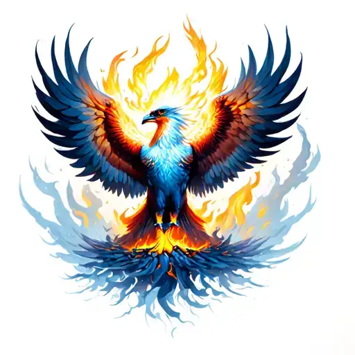 Pheonix Rising From Ashes Sleeve