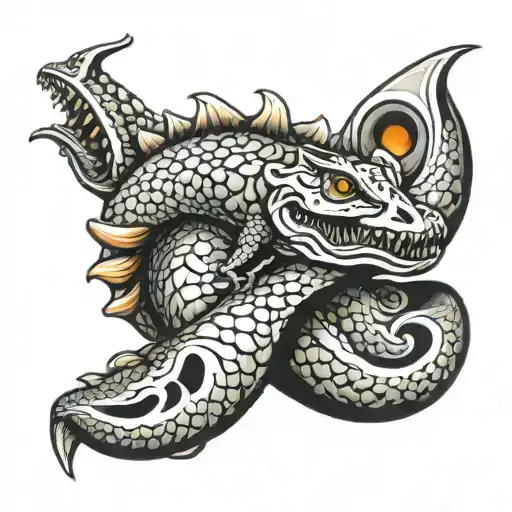 Ouroborus Eating Its Tail