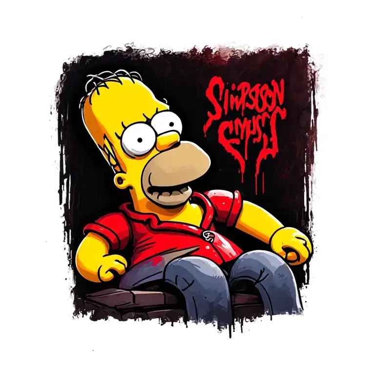 Homer Simpson Voodoo Doll Evil