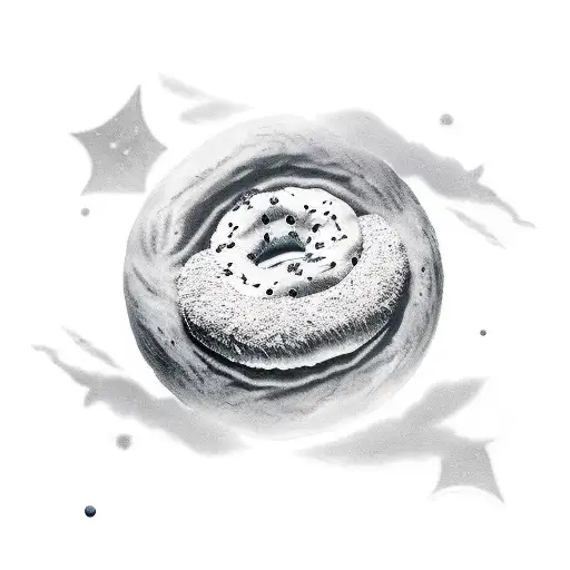 Moon But A Bagel With Everything On It