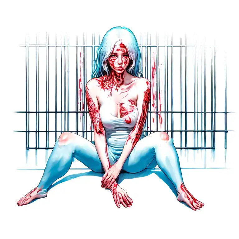 Prison Of Flesh Girl Sitting