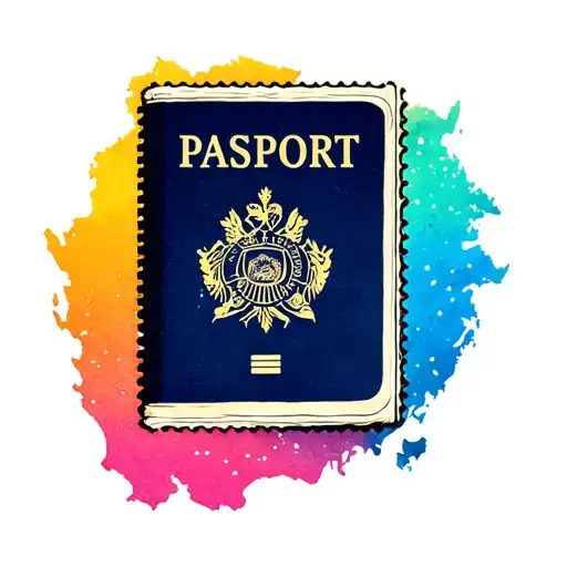 Australia Passport Stamp Tattoo That Embodies