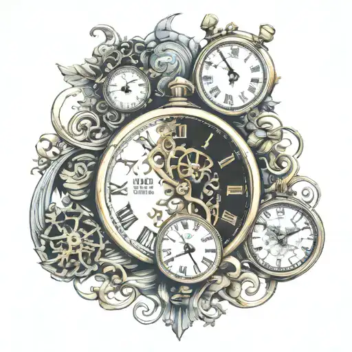 Time Is The Value Of God Gold