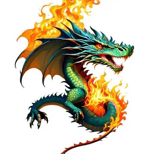 Dragon Breathing Fire