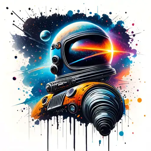 Trash Polka Space Theme