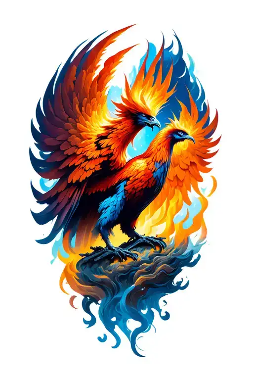Phoenix Rising From The Ashes